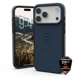 Urban Armor Gear (UAG) Civilian MagSafe Tough Case for Apple iPhone 17 Pro Max - Mallard Blue