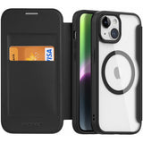 DUX DUCIS Skin X Pro MagSafe Flip Wallet Case for Apple iPhone 15 Plus - Black
