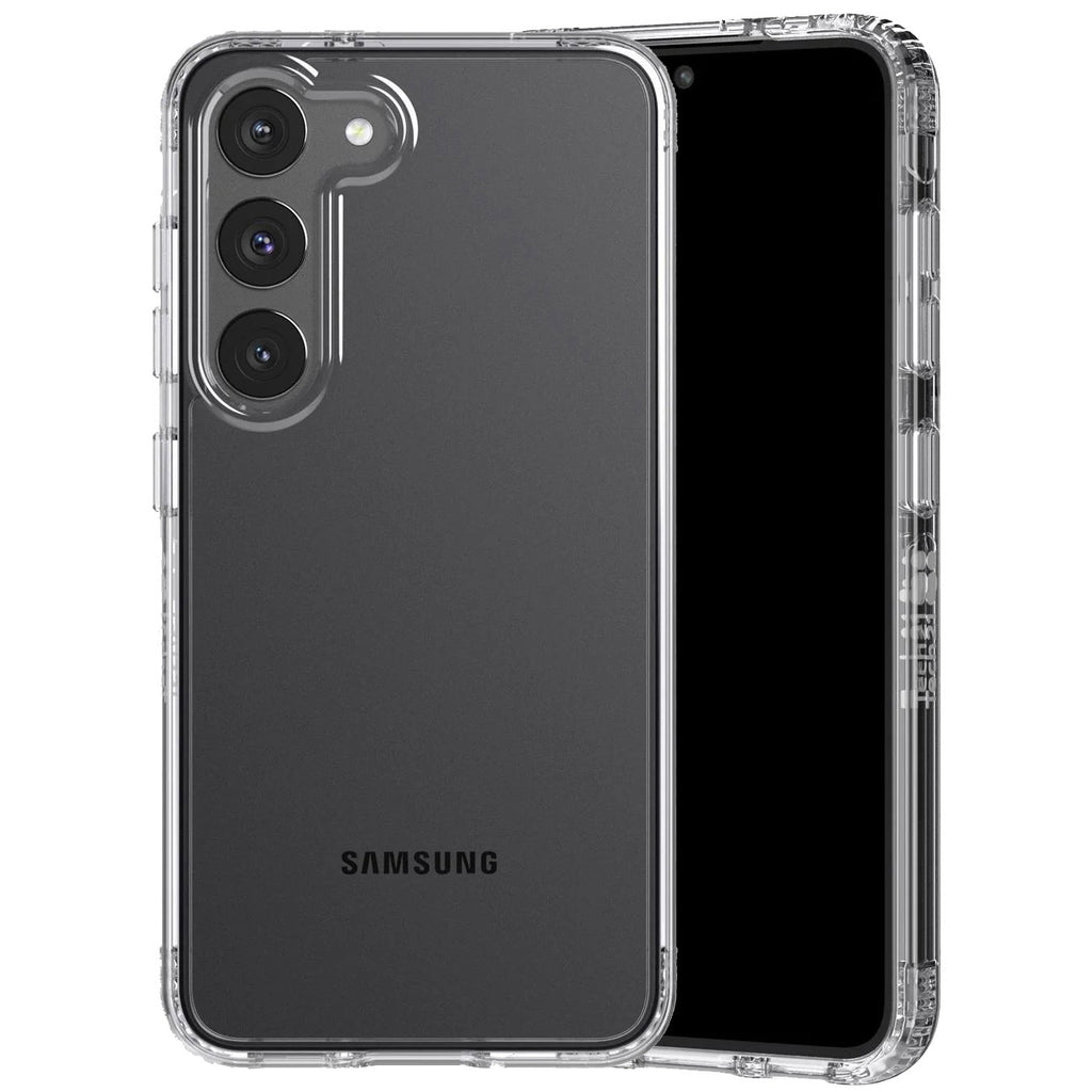 Tech21 EvoClear Tough Rear Case Cover for Samsung Galaxy S23 - Clear