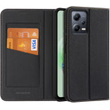 Dux Ducis SKIN X2 Tough Rugged Flip Wallet Case Redmi Note 12 5G / Poco X5 5G - Black