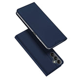 DUX DUCIS Skin Pro Faux Leather Wallet Flip Case for Samsung Galaxy A25 5G - Blue