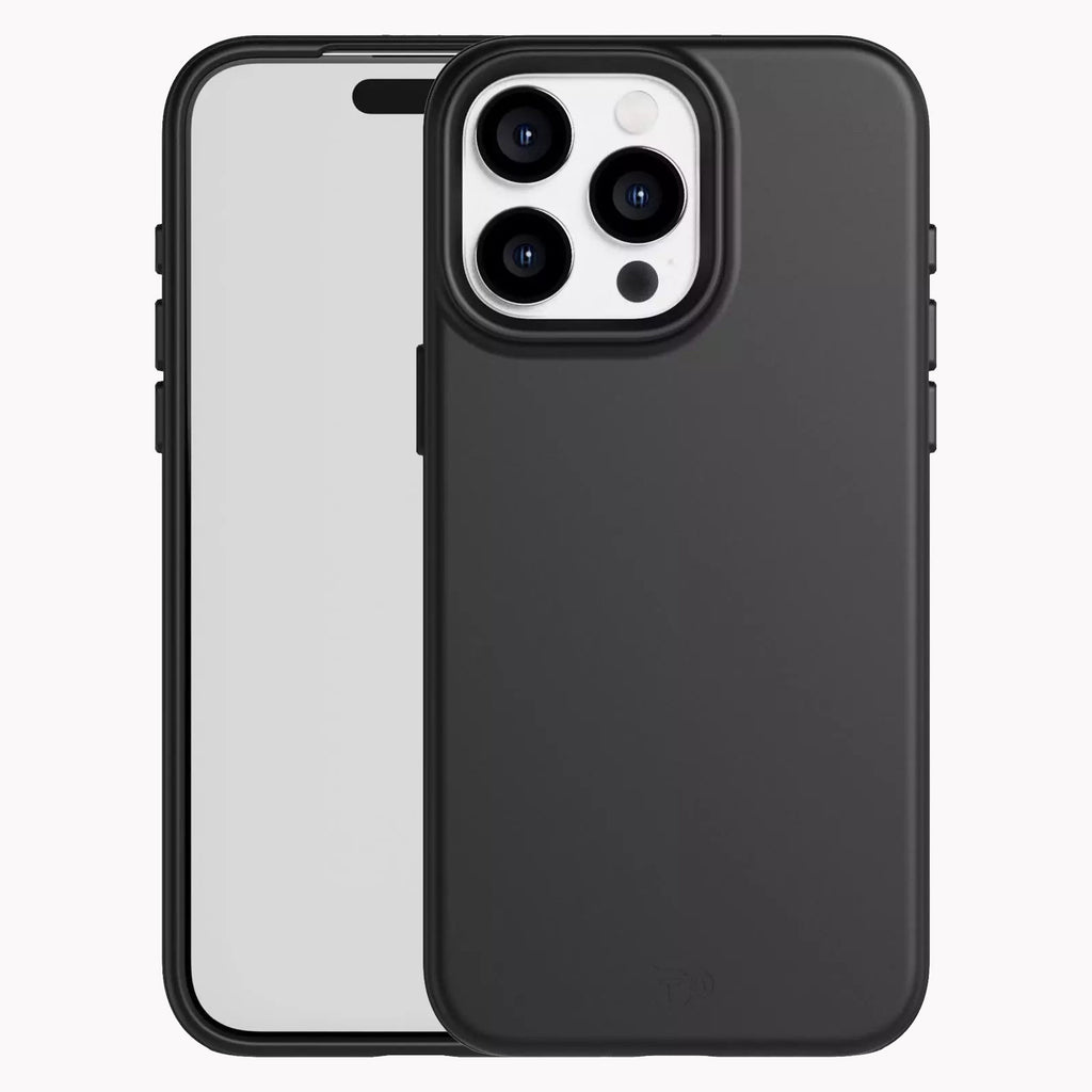 Tech21 RECOVRD Recycled Tough Rear Case Cover for Apple iPhone 15 Pro Max - Black