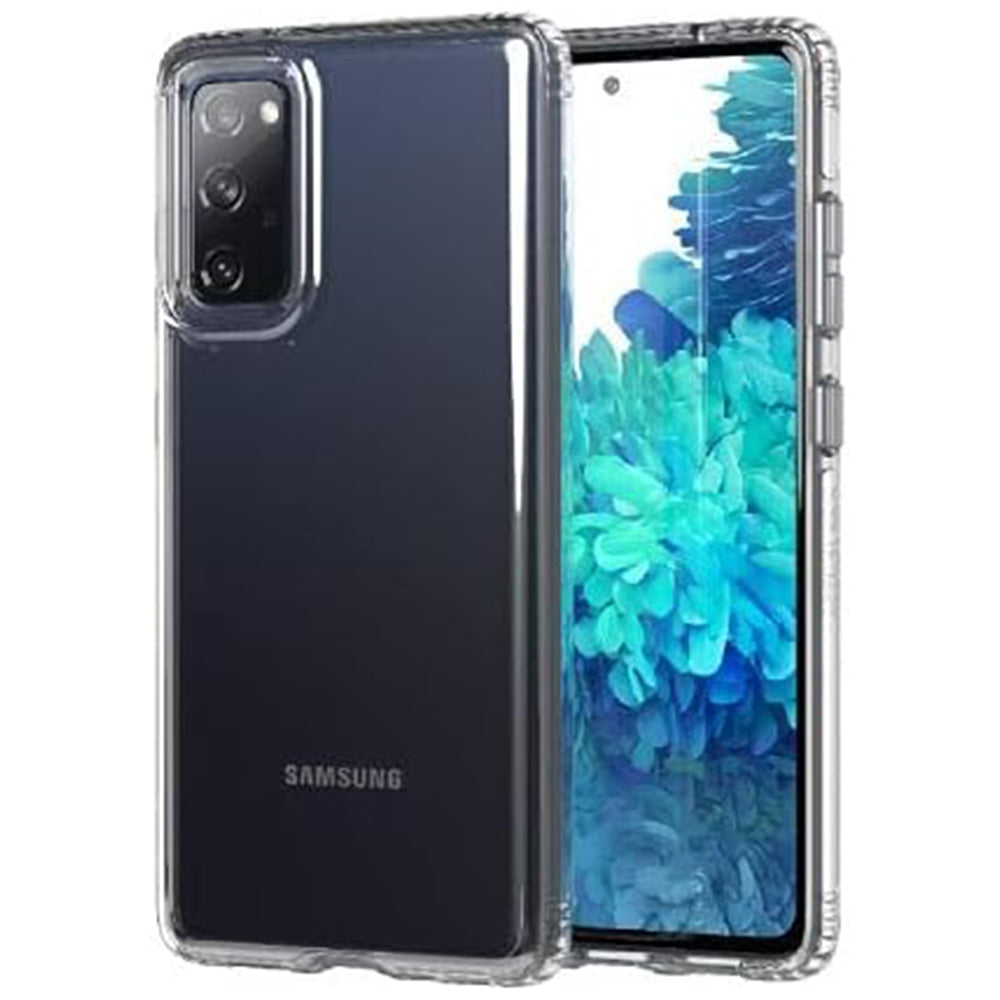 Tech21 Evo Clear Tough Slim Case Cover for Samsung Galaxy S20 FE 5G - Transparent