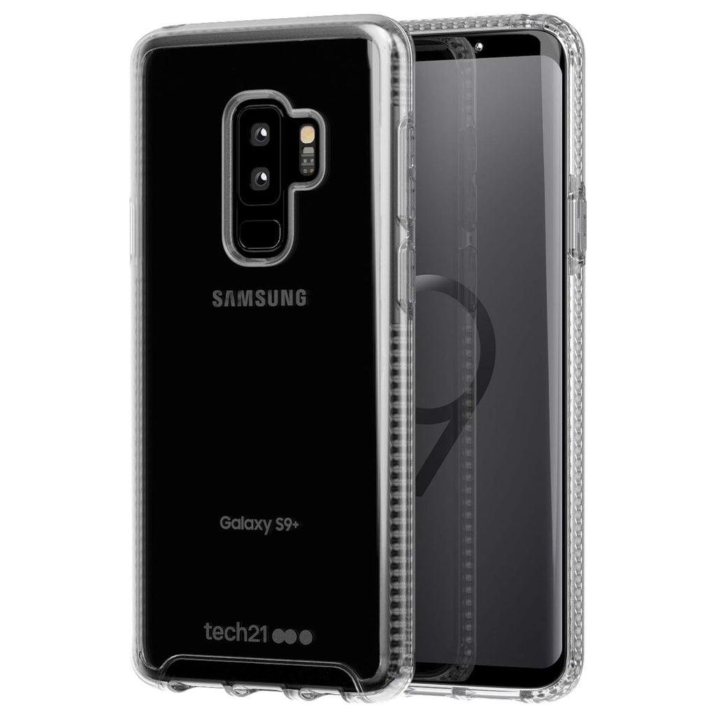 Tech21 Pure Clear Slim Tough Case Cover for Samsung Galaxy S9+ Plus - Transparent