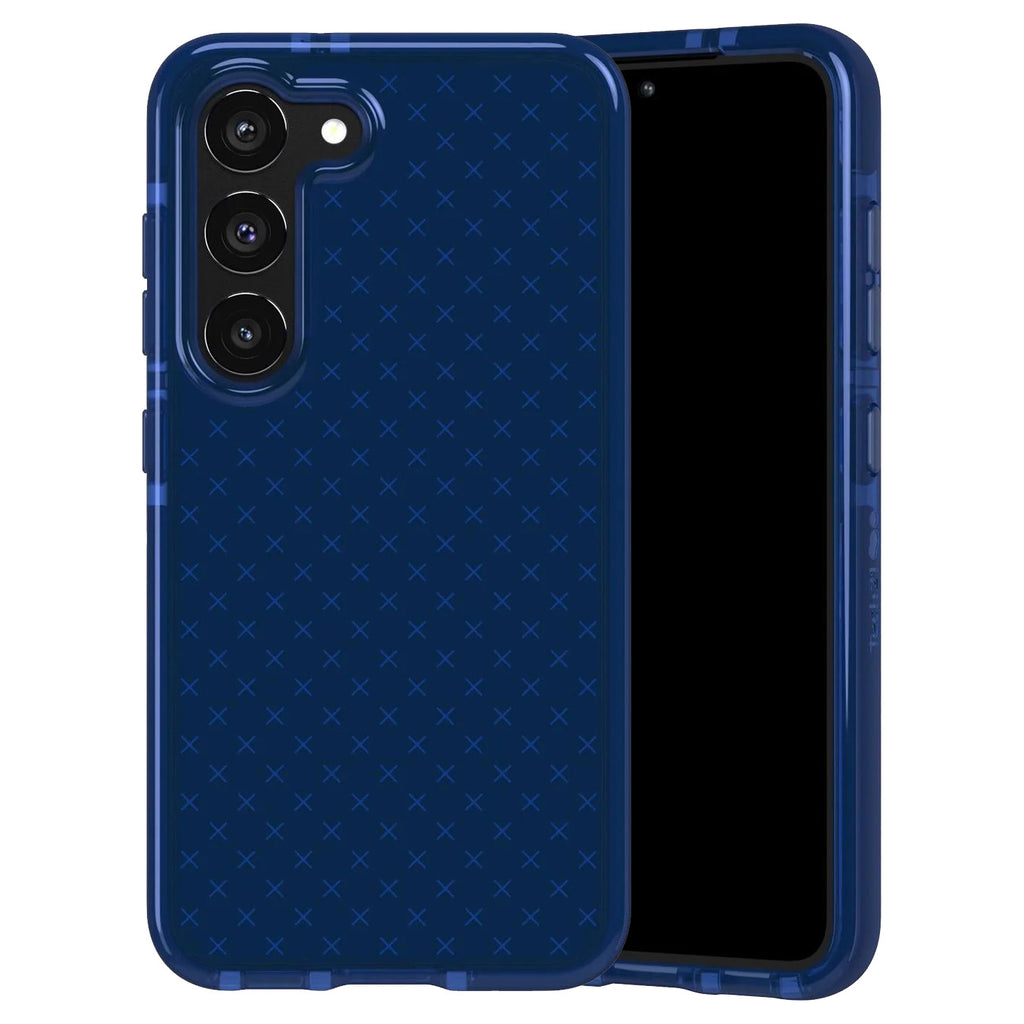 Tech21 EvoCheck Tough Rear Case Cover for Samsung Galaxy S23 - Midnight Blue