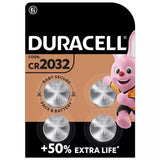 4 Pack Duracelll DL/CR 2032 3V Lithium Coin Cell Battery Batteries EXPIRY 2032