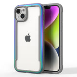 Raptic Shield Tough Rugged Rear Case Cover for Apple iPhone 15 - Iridescent