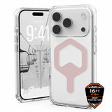 Urban Armor Gear (UAG) Plyo MagSafe Tough Case Cover for Apple iPhone 17 Pro - Ice/ Rose Gold