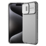 Nillkin CamShield Pro Lens Protector Case Cover for Apple iPhone 15 Pro - Titanium Grey