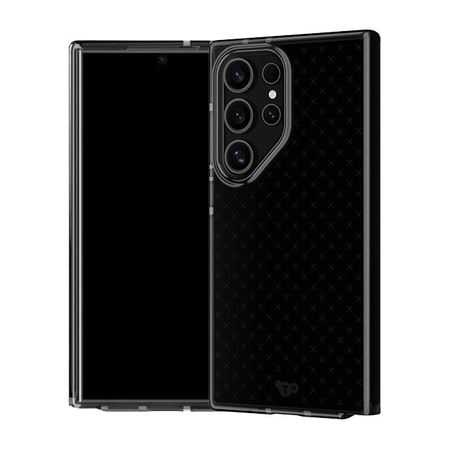 Tech21 EvoCheck Tough Rear Case Cover for Samsung Galaxy S24 Ultra - Smokey/Black