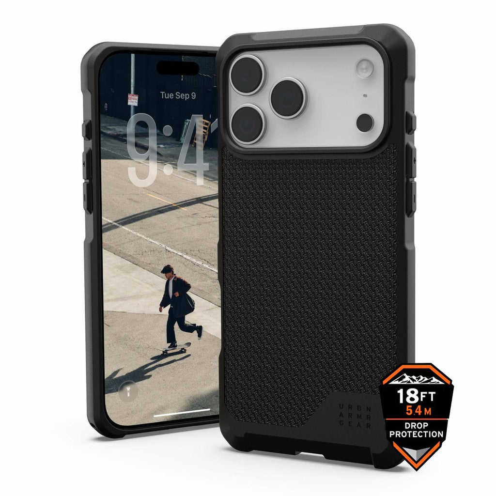 Urban Armor Gear (UAG) Metropolis LT MagSafe Case for Apple iPhone 17 Pro Max - Kevlar Black