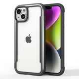 Raptic Shield Tough Rugged Rear Case Cover for Apple iPhone 15 - Black