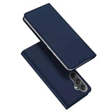 DUX DUCIS Skin Pro Faux Leather Wallet Flip Case for Samsung Galaxy S23 FE - Blue