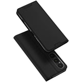 DUX DUCIS Skin Pro Faux Leather Wallet Flip Case for Sony Xperia 1 VI - Black