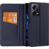 Dux Ducis SKIN X2 Tough Rugged Flip Wallet Case Redmi Note 12 Pro Plus(+) 5G - Blue