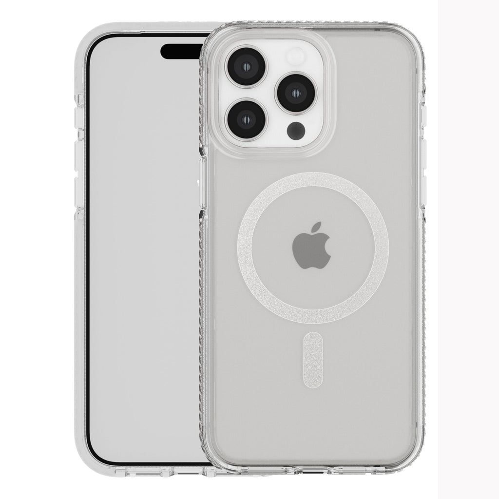 Tech21 EvoCrystal Magsafe Tough Clear Case Cover for Apple iPhone 15 Pro Max - White