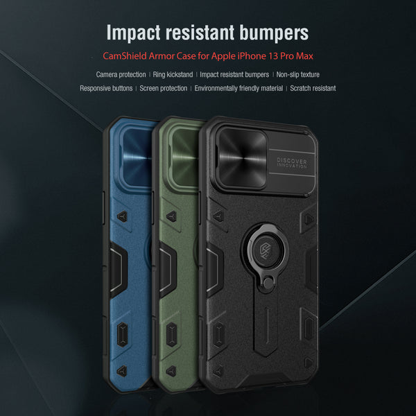 Nillkin CamShield Armor Camera Lens Protector Case for iPhone 13 Pro M ...