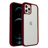 Armoured™ Shield Tough Case for Apple iPhone 14 Pro Max - Red (Black Buttons)