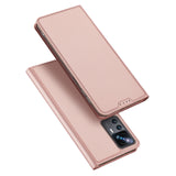 DUX DUCIS Skin Pro Faux Leather Wallet Case for Xiaomi 12T / 12T Pro - Rose Gold