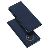 DUX DUCIS Skin Pro Faux Leather Wallet Flip Case for Huawei Mate 30 - Blue