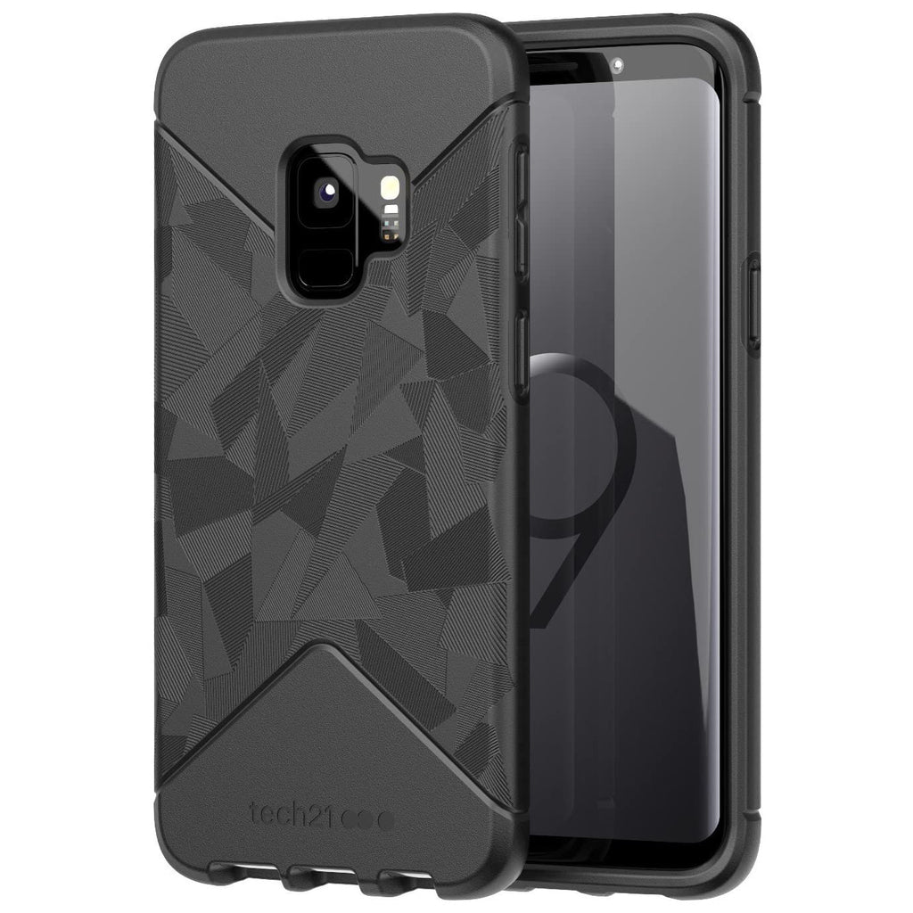Tech21 Evo Tactical Tough Protective Lightweight Case for Samsung Galaxy S9, Black