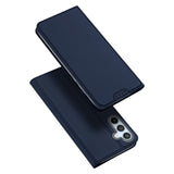 DUX DUCIS Skin Pro Faux Leather Wallet Flip Case for Samsung Galaxy A54 5G - Blue