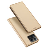 DUX DUCIS Skin Pro Faux Leather Wallet Flip Case for Xiaomi 13 - Gold