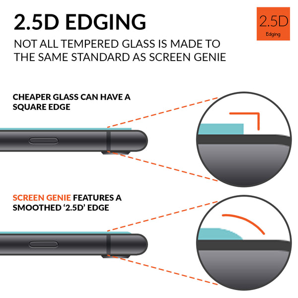 Ayfee Tempered Glass Screen Protector - Anti-Fingerprint, No-Bubble, Scratch-Resistant For Phones/Tablets
