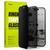 Ringke ID Privacy Glass Tempered Screen Protector for Apple iPhone 15
