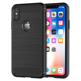 Flexi Carbon Case for Apple iPhone 8, SE 2020 & SE 2022- Black
