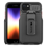 Tech21 Evo Max Ultra-Protective and Rugged Phone Case with Holster for Apple iPhone 7 / 8/ SE 2020/ SE 2022 Black