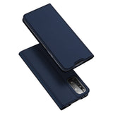 DUX DUCIS Skin Pro Wallet Flip Case for Xiaomi Redmi Note 11 Pro 5G / 4G - Blue