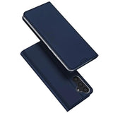 DUX DUCIS Skin Pro Faux Leather Wallet Flip Case for Samsung Galaxy S24 - Blue