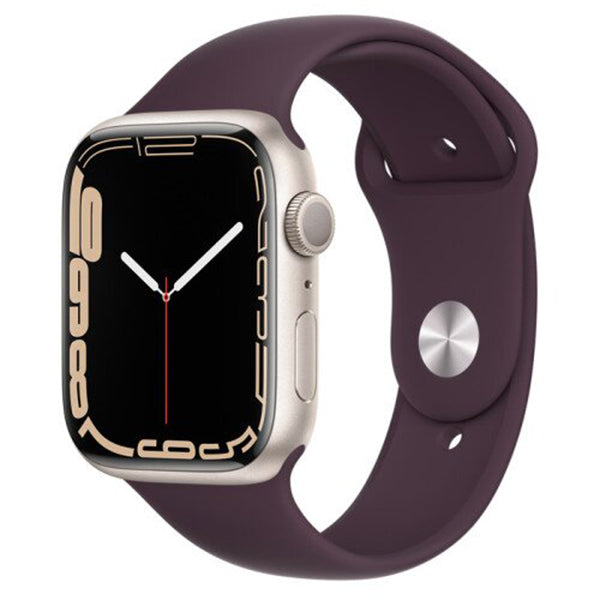 Official Apple Watch 1 2 3 4 5 6 7 8 9 SE Ultra 1&2 Sport Band Strap for 42, 44, 45 & 49mm - Dark Cherry