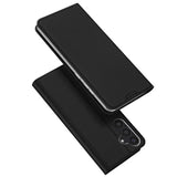 DUX DUCIS Skin Pro Faux Leather Wallet Flip Case for Samsung Galaxy S24+ (Plus) - Black