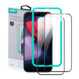 ESR 2-Pack Tempered Glass Protector for Apple iPhone 15 Pro - Black