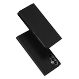 DUX DUCIS Skin Pro Faux Leather Wallet Flip Case for Samsung Galaxy A34 5G - Black