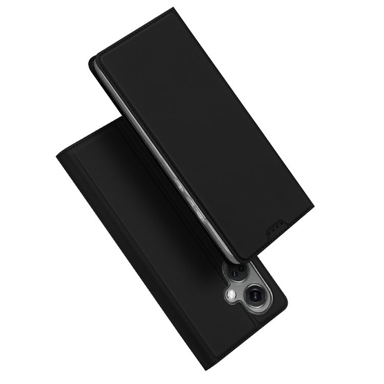 DUX DUCIS Faux Leather Wallet Smart Flip Case Cover for OnePlus Nord CE 3 - Black