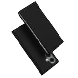 DUX DUCIS Faux Leather Wallet Smart Flip Case Cover for Oppo K11 - Black