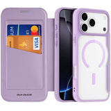 DUX DUCIS Skin X Pro MagSafe Flip Wallet Case for Apple iPhone 17 Pro Max - Purple