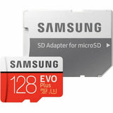 Samsung EVO PLUS MicroSDHC memory card 128GB UHS-I U1 Class 10 60/100MB/s + Adapter for SD