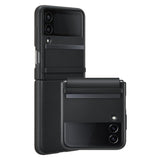 Official Samsung Flap Leather Cover for Galaxy Z Flip4 5G - Black