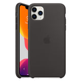 Official Apple Silicone Rear Case Cover for Apple iPhone 11 Pro Max - Black