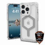 Urban Armor Gear (UAG) Plyo MagSafe Tough Case Cover for Apple iPhone 15 Pro- Ice