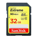 2 Pack SanDisk Extreme 32GB Memory Card SD SDHC Digital UHS-I U3 90MB/Sec Class 10