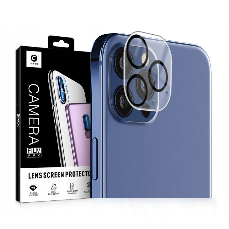 Mocolo TG+ Tempered Glass Camera Lens Protector for Apple iPhone 12 Pro Max - Clear