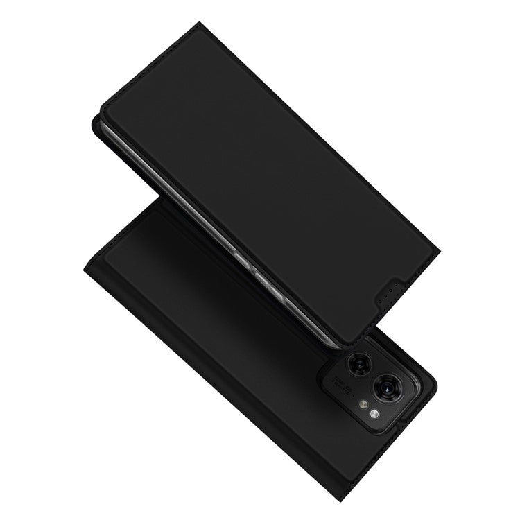 DUX DUCIS Skin Pro Faux Leather Wallet Flip Case for Motorola Edge 40 - Black