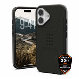 Urban Armor Gear (UAG) Civilian MagSafe Tough Case for Apple iPhone 17 - Black