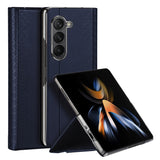 Dux Ducis Bril Leather Case Cover for Samsung Galaxy Z Fold5 5G - Blue