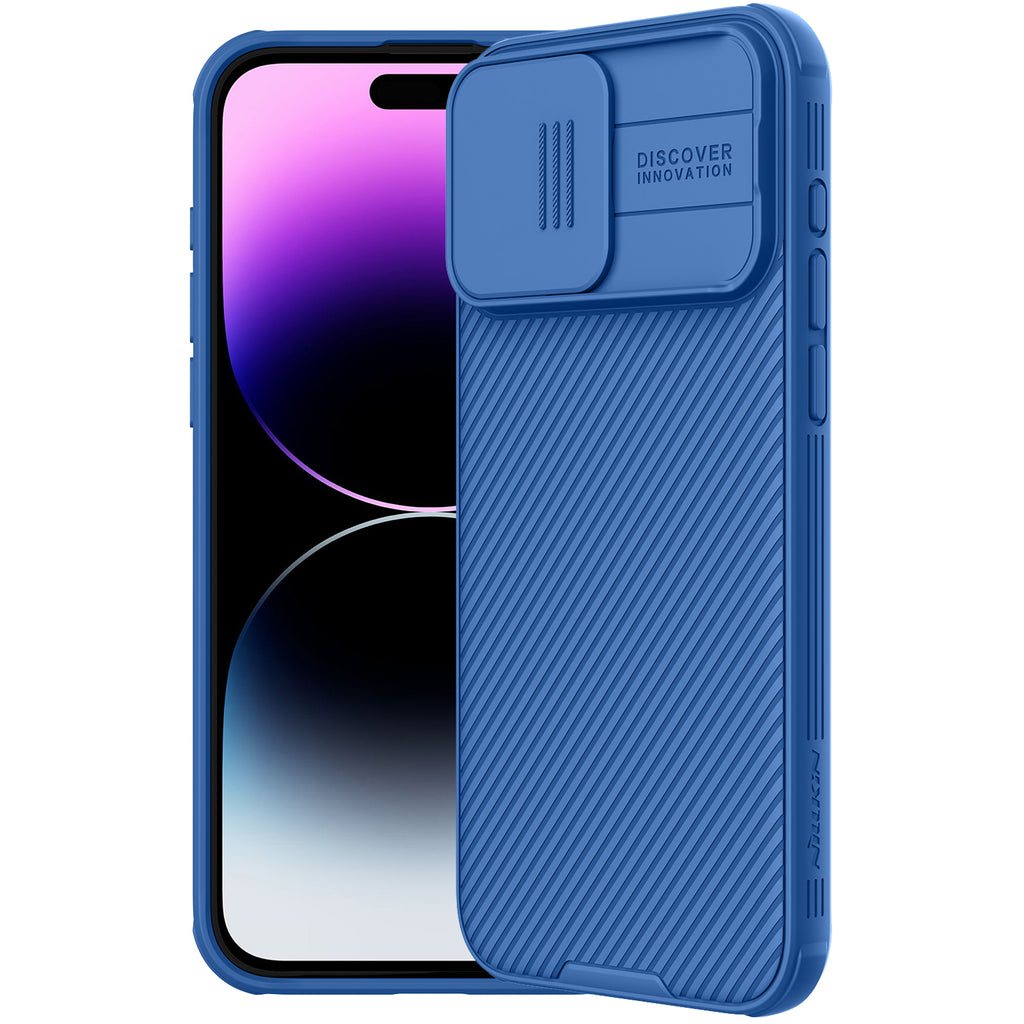 Nillkin CamShield Pro Lens Protector Case Cover for Apple iPhone 15 Pro - Blue